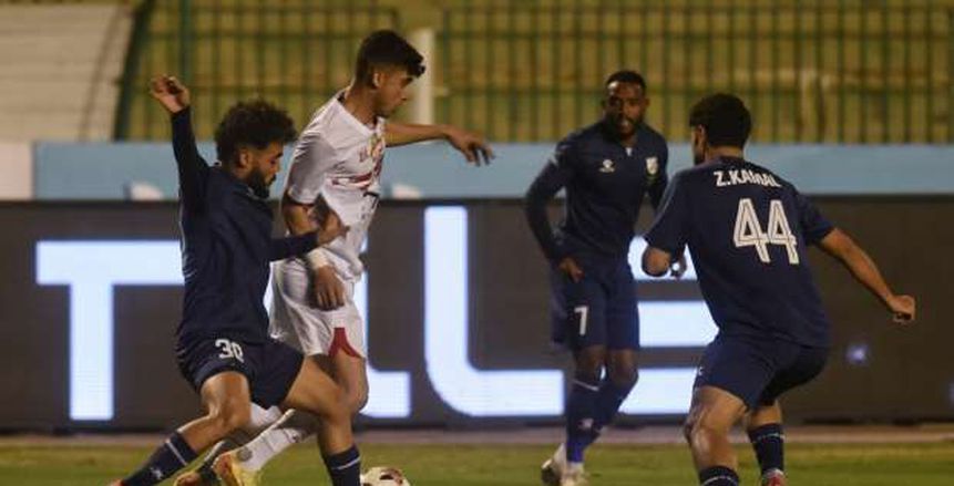 شوط أول سلبي بين الزمالك وإنبي في دوري nile