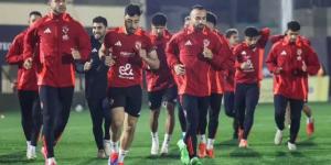 الأهلي يواصل تدريباته استعدادًا لمواجهة طلائع الجيش في الدوري