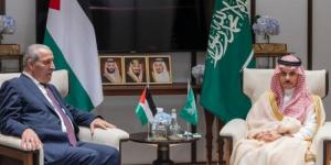 وزير الخارجية ونائب رئيس دولة فلسطين يناقشان تعزيز العمل المشترك
