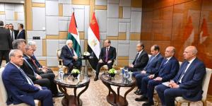 الرئيس السيسي يلتقي نظيره الفلسطيني في موسكو: مصر ستبقي دوماً داعمة للقضية الفلسطينية