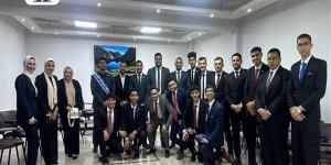 طلاب جامعة الريادة يشاركون في ملتقي الاتحادات الطلابية بمعهد اعداد القادة
