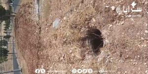 بالفيديو  ..  منهل مكشوف يهدد سلامة المارة في شارع الحرية بعبدون