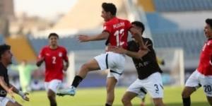 انتهاء الشوط الأول بالتعادل السلبي بين منتخب مصر للشباب ونظيره المغربي في نصف نهائي أمم أفريقيا