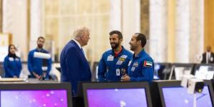 رواد الإمارات يستعرضون أمام ترامب مسيرة الدولة في الفضاء