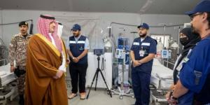 وزير الداخلية يدشن المستشفى الميداني التابع للوزارة في مشعر عرفات