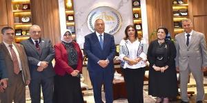 جامعة السادات توقع بروتوكول تعاون مع الهيئة العامة الرقابة على الصادرات لتبادل الخبرات