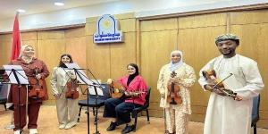جامعة حلوان تستضيف مبدعي جامعة السلطان قابوس ضمن برنامج Music Art