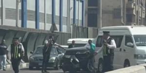 تفاصيل حادث كوبري اكتوبر والقبض علي قائد السيارة