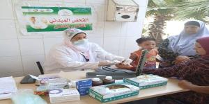الكشف على ٤٩٠ بقافلة فرهاش حوش عيسى
