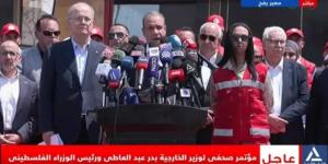 وزير الخارجية من أمام معبر رفح : موصلة الضغط علي إسرائيل لوقف إطلاق النار والسماح غير المشروط بدخول المساعدات الإنسانية