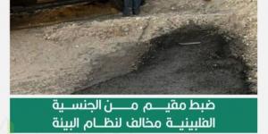 ضبط مقيم لوّث البيئة بتفريغ مواد خرسانية في الشرقية