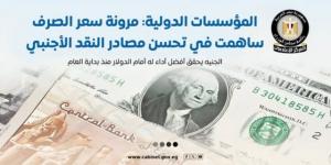 «الوزراء»: الجنيه يحقق أفضل أداء له أمام الدولار منذ بداية العام