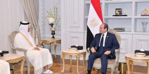 الرئيس السيسي ورئيس وزراء قطر يؤكدان أن إقامة الدولة الفلسطينية السبيل الوحيد لتحقيق السلام