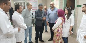 وكيل وزارة الصحة بالمنيا في جولة تفقدية على مستشفيات ملوي