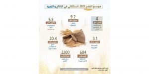 موسم القمح 2025.. استثنائي في الإنتاج والتوريد