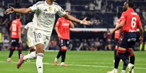 مبابي ينقذ ريال مدريد فى ضربة البداية أمام أوساسونا