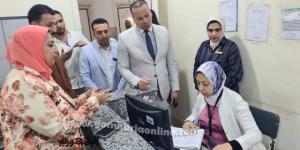 وكيل الصحة يتفقد المعمل الإقليمي وقافلة الفالوجا مركزبدر الجمعه