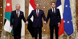 ماكرون: نشارك مصر والأردن رؤيتهما لوقف الحرب في غزة