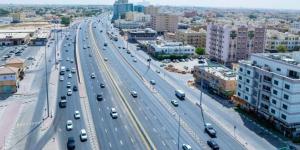 افتتاح توسعة شارع الشيخ زايد فـي عجمـان لتسهيـل الحركـة المروريـة