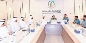 شرطة رأس الخيمة تستقبل وفد قطارات الاتحاد
