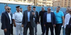 محافظ الجيزة يعاين عددا من المسارات البديلة لشارع ضياء