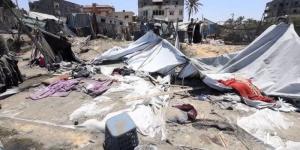 استشهاد 17 فلسطينيًا في قصف الاحتلال الإسرائيلي خيامًا للنازحين في قطاع غزة