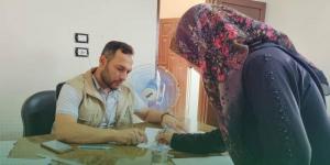 سلمان للإغاثة يوزع كفالات شهرية للأيتام المتضررين من الزلزال في منطقة جندريس بسوريا