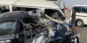 إصابة 5 فى حادث تصادم سيارة ملاكي وأخرى ميكروباص بقنا
