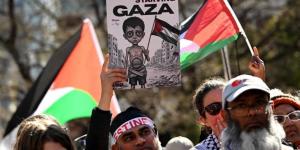 تظاهرة حاشدة في أستراليا دعماً للفلسطينيين