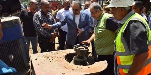 محافظ أسيوط يوجه بتصنيع قطع غيار محلية لإصلاح محطة مياه المثلث بح