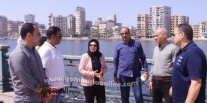 نائب محافظ دمياط تشدد على الإلتزام بمعايير النظافة بكورنيش النيل 
