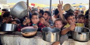 النازحون في مدينة غزة.. جوعي تحت القصف