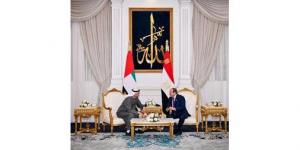 الرئيس السيسي يستقبل الشيخ محمد بن زايد في مطار العلمين