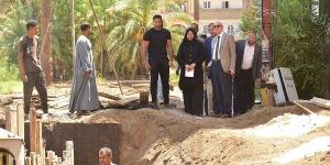 محافظ الأقصريتفقدأعمال الصرف الصحى بحوض18ونفق صلاح سالم