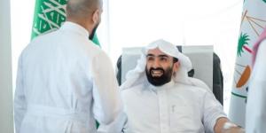 رئيس المظالم يشارك في الحملة الوطنية للتبرع بالدم التي أطلقها ولي العهد