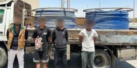 نتائج جهود الأجهزة الأمنية بالقاهرة لمكافحة جرائم السرقات: ضبط سارق عدادات المياه في الأميرية
