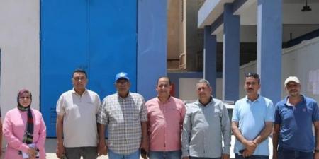 متابعه اعمال محطات وشبكات المياه والصرف الصحي بالمنيا