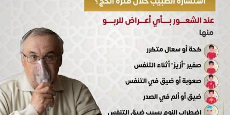 نصائح طبية قبل موسم الحج.. وزارة الصحة: متى يجب على مريض الربو استشارة الطبيب؟