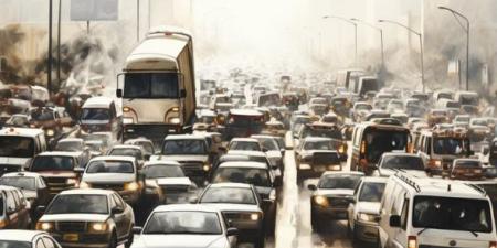 اختناقات مرورية في الجاردنز وطريق المطار بسبب حوادث سير