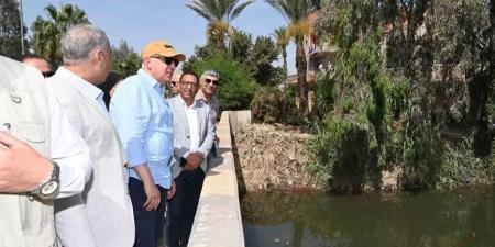 وزير الري يتفقد أعمال تطهيرات الترع بمحافظة المنوفية للإطمئنان على الجاهزية قبل موسم الصيف