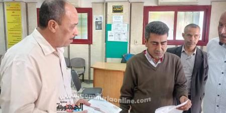 صحصاح يتابع سير العمل بالمركز التكنولوجي بمركز الحمام بمطروح