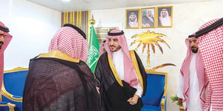 أمير الجوف يزور مركزي هديب والرفيعة
