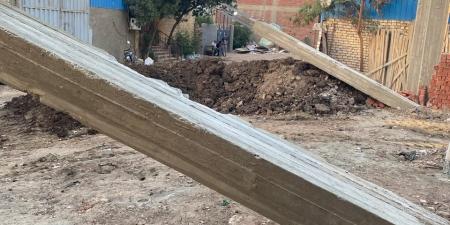 الجيزة تزيل حالات بناء مخالف بمنطقة المنصورية بالهرم