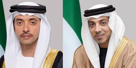 هزاع بن زايد يشكر منصور بن زايد لمنحه لقب «الشخصية التربوية»