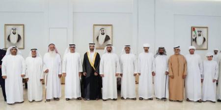 سيف وحامد بن زايد يحضران أفراح الشامسي والفارسي