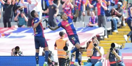 لاليغا الاسبانية.. برشلونة ينتصر على ريال مدريد يقترب من حسم اللقب