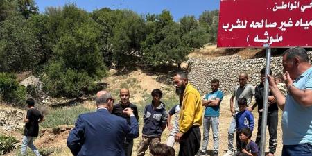 بعد اغلاق ينابيع بعنجرة بسبب تلوثها  ..  الحنيفات يوجه بمضاعفة آبار حصاد مياه الأمطار في عجلون المائية