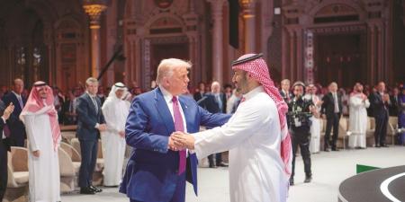 ولي العهد والرئيس الأميركي يشاركان في أعمال منتدى الاستثمار