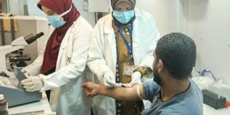 تقديم 1086 خدمة صحية  بقرية الديابة مركز أبوقرقاص