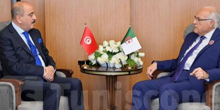 محمد علي النفطي يلتقي نظيره الجزائري خلال اجتماعات القمة العربية في بغداد